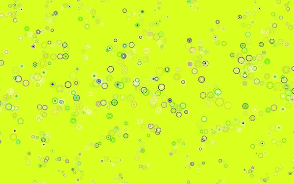 Φωτεινό Πολύχρωμο Διανυσματικό Φόντο Τελείες Όμορφη Έγχρωμη Απεικόνιση Θολή Κύκλους — Διανυσματικό Αρχείο