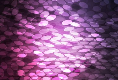 Kabarcıklı koyu pembe vektör arka planı. Parlak renkli soyut çemberlerin olduğu bir resim. İş ilanınız için tasarım.