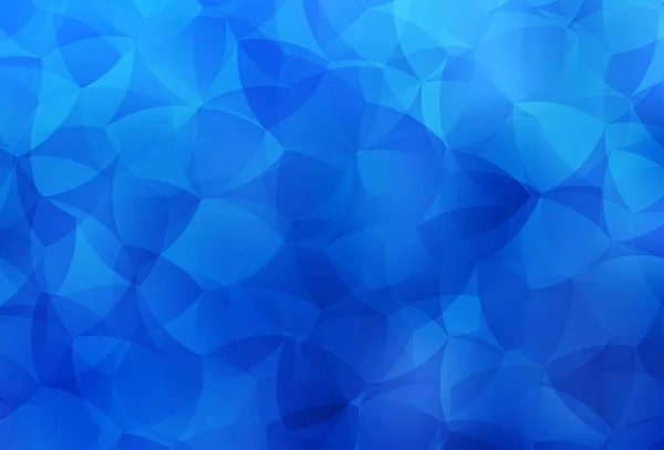 Light Blue Vektor Abstrakte Polygonale Vorlage Dreieckige Geometrische Probe Mit — Stockvektor