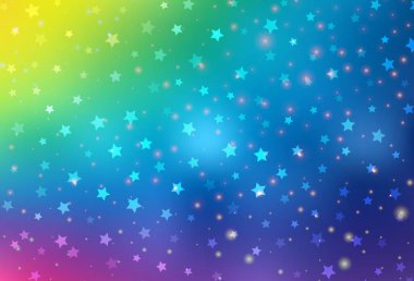 Aydınlık Çokrenkli vektör arkaplanı tatil tarzında. Noel tarzında renkli bir tasarım ve eğilim. Reklamlar, posterler, kitap afişleri için desen.