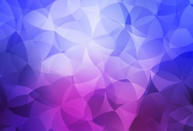 Açık mavi, kaotik şekilli kırmızı vektör şablonu. Modern tarzda değişen renkli kaotik formlar. Kartvizitiniz için modern tasarım.