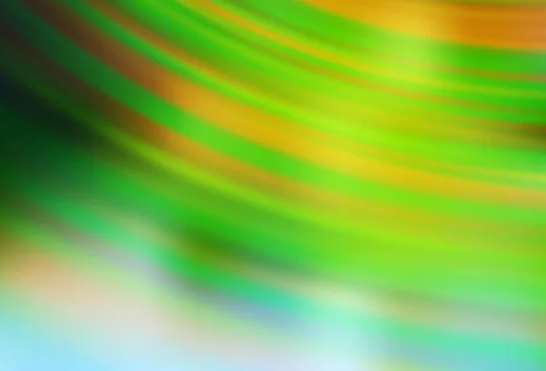 Hellgrüner Gelber Vektor Moderner Eleganter Hintergrund Neue Farbige Illustration Unschärfestil — Stockvektor