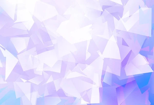 Light Purple Vector Low Poly Hintergrund Polygonale Abstrakte Illustration Mit — Stockvektor