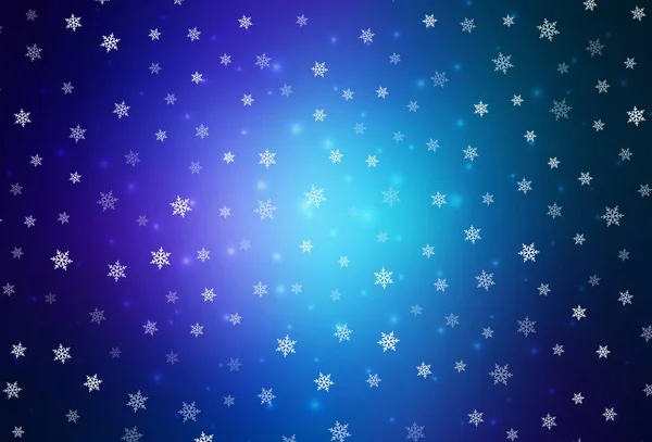 Fond Vectoriel Bleu Foncé Dans Style Noël Illustration Gradient Simple — Image vectorielle