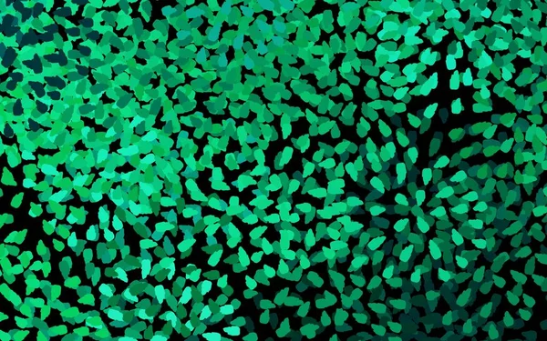 Темно Зеленый Векторный Узор Случайных Форм Иллюстрация Красочными Градиентными Формами — стоковый вектор