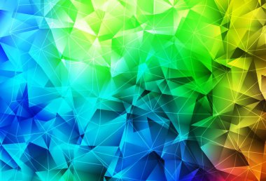 Karanlık çokrenkli vektör düzeni, çizgiler, üçgenler. Doğa tarzında üçgenleri olan güzel bir çizim. Kartvizitiniz için modern tasarım.