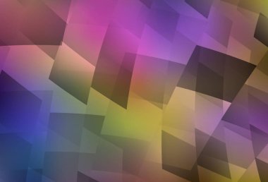 Dikdörtgenli hafif çokrenkli vektör arkaplanı. Dikdörtgen şekilli soyut çizimler. Reklamınız, posteriniz, afişiniz için en iyi tasarım.