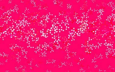 Yapay zeka verileriyle birlikte açık kırmızı vektör arkaplanı. Renkli yapay zeka yapısı, eğimli çizgiler ve noktalar. Siber yeniliklerin tasviri için tasarım.