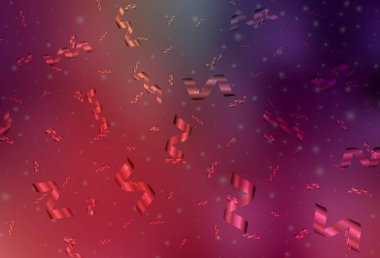 Açık Pembe, tatil tarzında kırmızı vektör arkaplan. Modern soyut Noel ruh hali şekilleri. Bir üniversite posteri için en iyi tasarım, afiş.