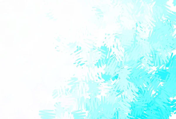 Hellblaues Grünes Vektormuster Mit Scharfen Linien Leuchtend Farbige Illustration Mit — Stockvektor