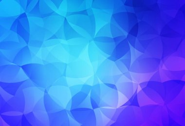 Açık pembe, kaotik şekilli mavi vektör şablonu. Rastgele şekillerle soyut tarzda dekoratif tasarım. Kartvizitiniz için modern tasarım.