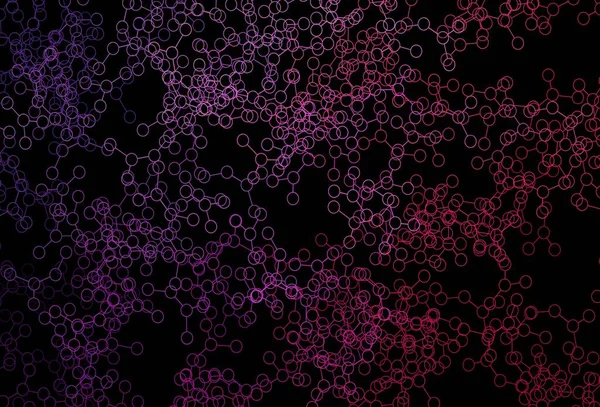 Dark Purple 네트워크를 패턴이다 추상적 템플릿 빛나는 사이버 혁신의 묘사를 — 스톡 벡터