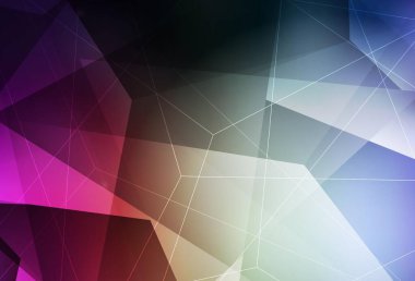 Üçgenli koyu renkli vektör arkaplanı. Doğa tarzında üçgenleri olan güzel bir çizim. Bir cep telefonu için arka plan.