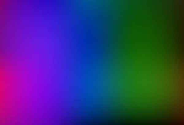 Donkere Multicolor Vector Gradiënt Vervaging Tekening Kleurrijke Illustratie Met Verloop — Stockvector