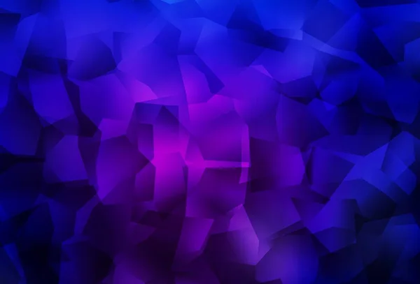 Dark Purple Pink Vector Abstract Mosaic Backdrop Геометрична Ілюстрація Стилі — стоковий вектор