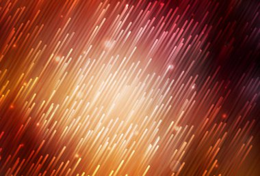 Düz çizgileri olan koyu turuncu vektör arkaplan. Bulanık arkaplanda gradyanı olan çizgiler. Reklam, kitapçıklar, broşürler için desen.