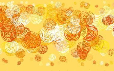 Açık Turuncu vektör doğal arka plan ve güller. Origami tarzında çiçeklerin karalama çizimi. Ağ ve ambalaj için elle boyanmış tasarım.