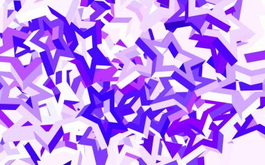 Noel yıldızlı açık mor vektör deseni. Bulanık arkaplanda gradyanı olan yıldızlar. Kozmik arkaplanlar için şablon.