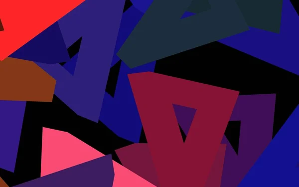 Texture Vectorielle Multicolore Foncé Avec Style Triangulaire Design Décoratif Dans — Image vectorielle