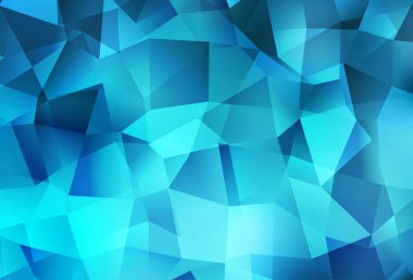 Hafif mavi vektör degrade üçgenler desen. Renkli resimde üçgenler ile soyut tarzda. Desen için bir marka kitabın zemin.