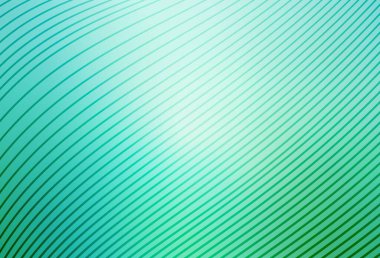 Eğimli çizgileri olan açık yeşil vektör dokusu. Eğilimli soyut bir çizim. Fikirlerin için bir örnek..