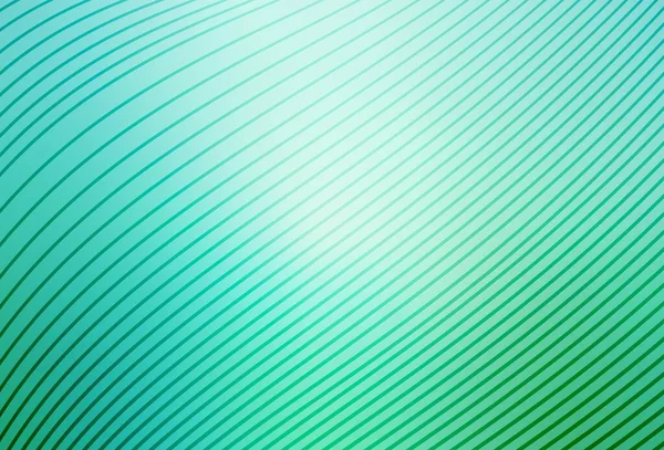 Textura Vetorial Verde Claro Com Linhas Curvas Uma Ilustração Abstrata —  Vetores de Stock