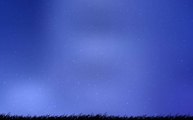 Galaksi yıldızlı hafif Mavili vektör arkaplanı. Bulanık dekoratif tasarım galaksi yıldızlarıyla basit bir stilde. Fütürist reklamlar ve kitapçıklar için şablon.