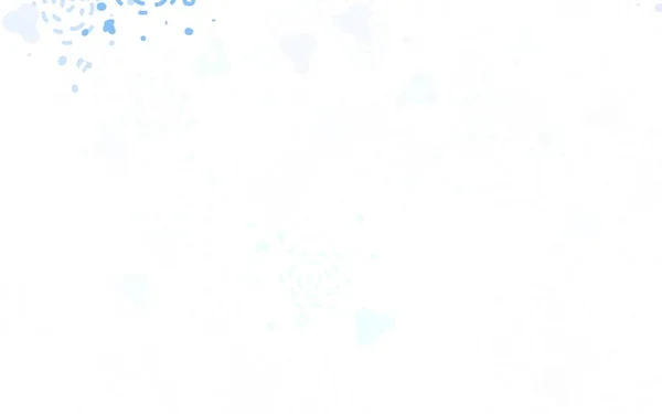 ライトピンク メンフィスの形をしたブルーベクトルの背景 抽象的なスタイルでカラフルなグラデーションのイラスト 壁紙のためのエレガントなデザイン — ストックベクタ