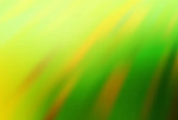 Светло Зеленый Желтый Вектор Размытая Планировка Блестящая Абстрактная Иллюстрация Градиентным — стоковый вектор