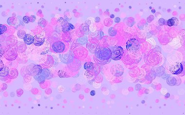 Açık mor vektör doğal gül çizimi. Origami tarzında çiçeklerin karalama çizimi. Web sitesi yöneticileri ve tasarımları için desen.