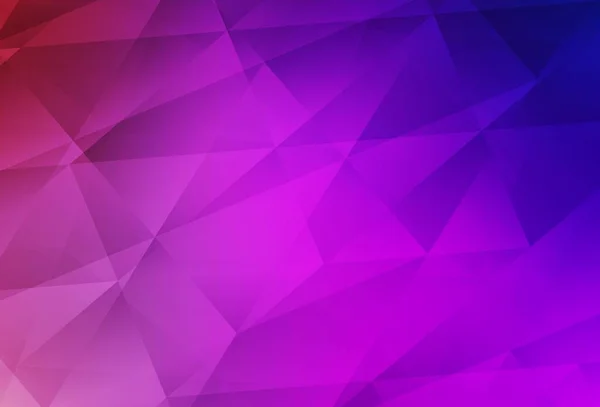 Violet Clair Texture Triangulaire Gradient Vectoriel Rose Illustration Polygonale Brillante — Image vectorielle