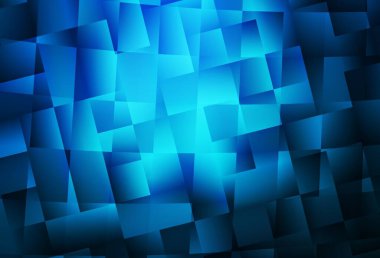 Çizgileri ve dikdörtgenleri olan koyu mavi vektör düzeni. Renkli dikdörtgenlerle modern soyut çizimler. İş ilanınız için akıllı tasarım.