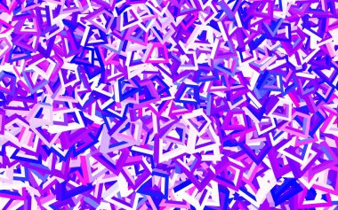 Açık mavi, kaotik şekilli kırmızı vektör şablonu. Soyut gradyan şekilli basit renkli çizimler. İşiniz için en iyi akıllı tasarım.