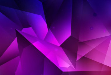 Parlak soyut daireleri olan koyu mor vektör illüstrasyonu. Doğa tarzında bulanık halkaları olan güzel renkli çizimler. İş reklamları için akıllı tasarım.