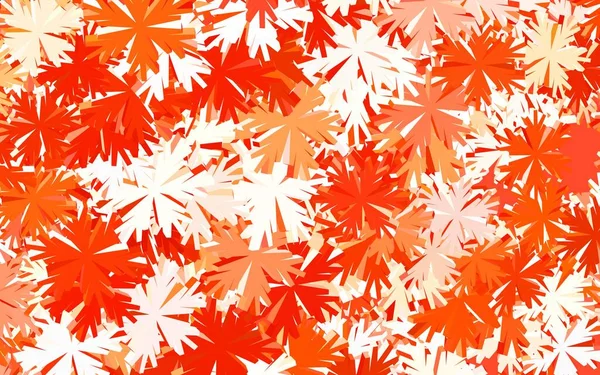 Light Orange Vektor Elegante Tapete Mit Bäumen Ästen Bunte Illustration — Stockvektor