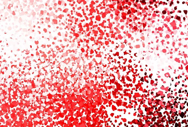 Светло Розовая Красная Векторная Текстура Абстрактными Формами Декоративный Дизайн Абстрактном — стоковый вектор