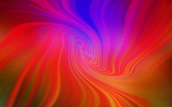 暗粉色 红色矢量与宇宙恒星的布局 模糊的装饰设计与银河之星的简约风格 宇宙背景模板 — 图库矢量图片