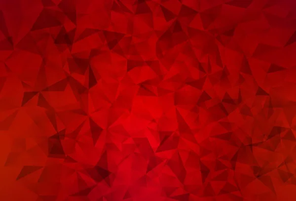 Modèle Triangles Gradient Vectoriel Rouge Clair Échantillon Aux Formes Polygonales — Image vectorielle