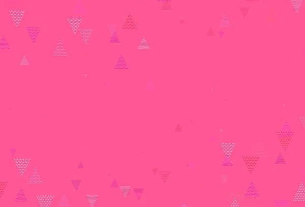 Világos Lila Rózsaszín Vektor Minta Sokszögletű Stílusban Modern Absztrakt Illusztráció — Stock Vector