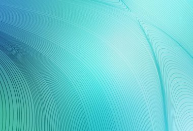 Bükülmüş çizgileri olan açık yeşil vektör dokusu. Eğilimli soyut bir çizim. Web siteniz için soyut tasarım.