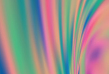 Koyu pembe, yeşil vektör bulanık parlak soyut arkaplan. Renkli soyut çizimler ve gradyan. İş tasarımınız için yeni biçim.