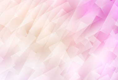 Açık pembe, kare şeklinde sarı vektör deseni. Dikdörtgenli soyut gradyan çizimi. Web siteleri için şablon kullanılabilir.