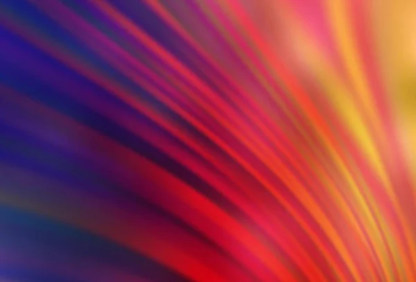 Hellrosa Gelber Vektor Verschwimmt Helles Muster Abstrakte Farbenfrohe Illustration Mit — Stockvektor