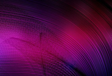 Çizgileri olan koyu pembe vektör şablonu. Eğimli çizgileri olan zarif parlak bir illüstrasyon. İş tasarımınız için şablon.