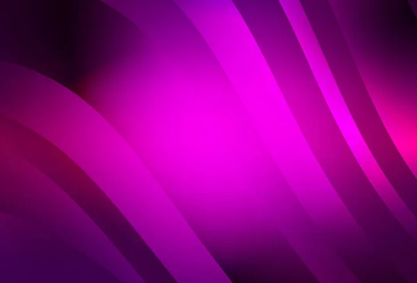 Темно Фіолетова Векторна Текстура Вигнутими Лініями Сучасна Градієнтна Абстрактна Ілюстрація — стоковий вектор