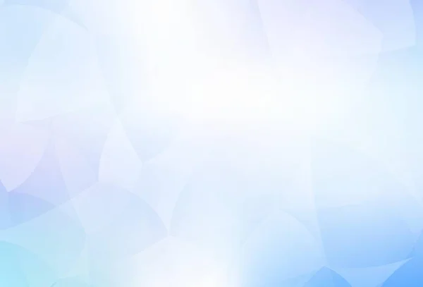 ライトピンク 三角形の青いベクトル背景 自然のスタイルで三角形と美しいイラスト 名刺のモダンなデザイン — ストックベクタ