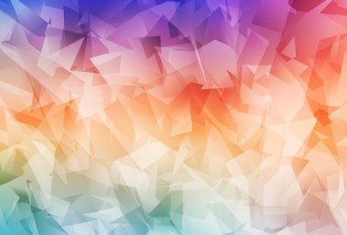 Açık Çokrenkli vektör çokgen desen. Çokgen biçiminde, gradyan ile renkli çizimler. İşiniz için yepyeni bir tasarım..