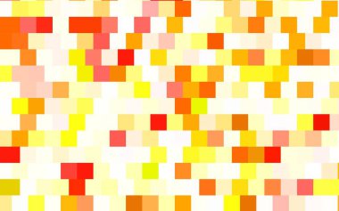 Eşkenar dörtgenli açık sarı vektör şablonu. Soyut arkaplanda dikdörtgenler ve renkli gradyanlar. İş ilanları, broşürler, broşürler için desen