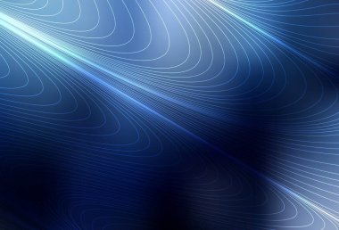 Keskin çizgileri olan koyu mavi vektör deseni. Bulanık dekoratif tasarım basit bir şekilde çizgilerle. Reklamlar, posterler, afişler için desen.