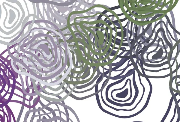 Rose Clair Fond Vectoriel Vert Avec Des Lignes Irisées Illustration — Image vectorielle